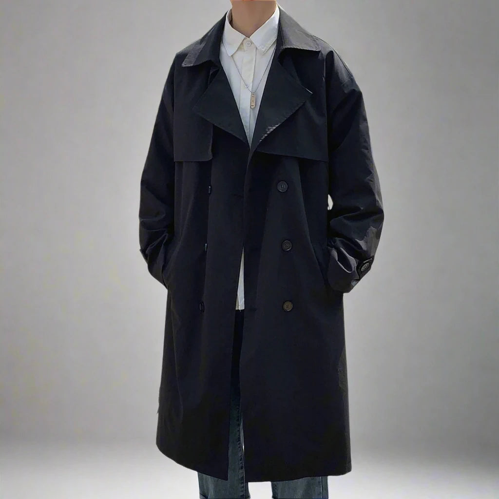 Oversize Relaxed-Fit Trench Coat