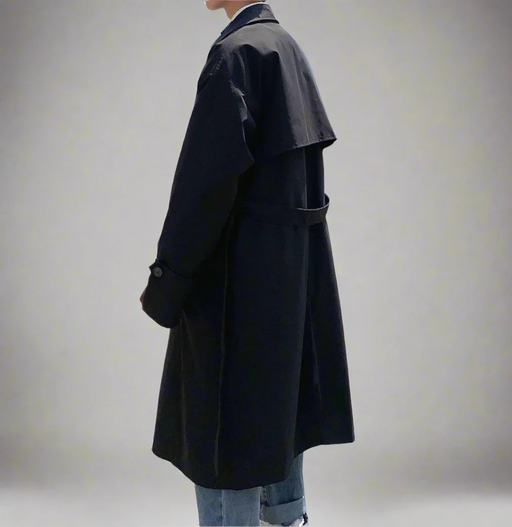 Oversize Relaxed-Fit Trench Coat