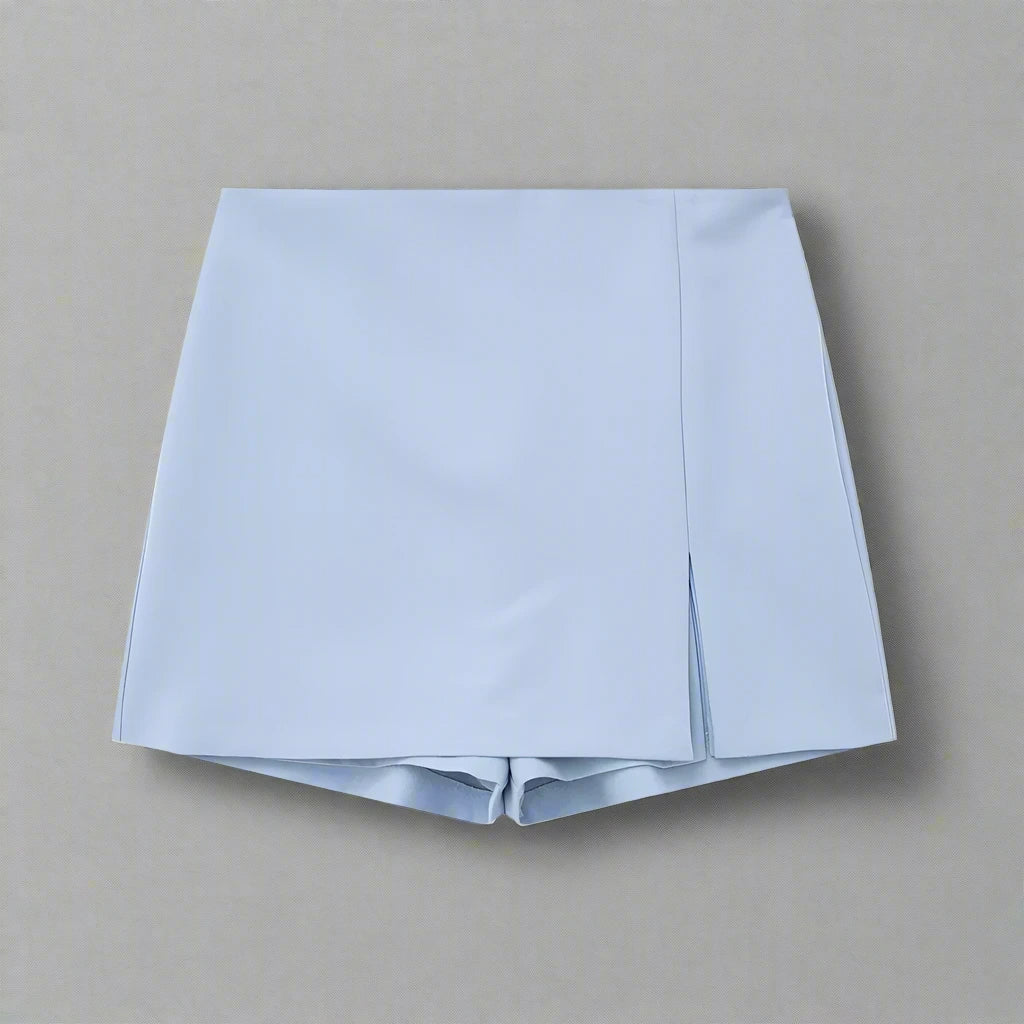 Front Slit Skorts