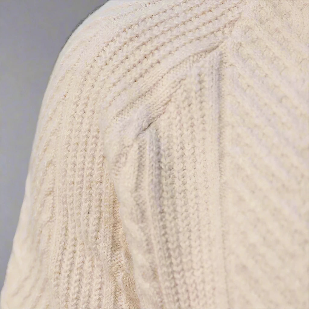 Textured Knitted Sweater
