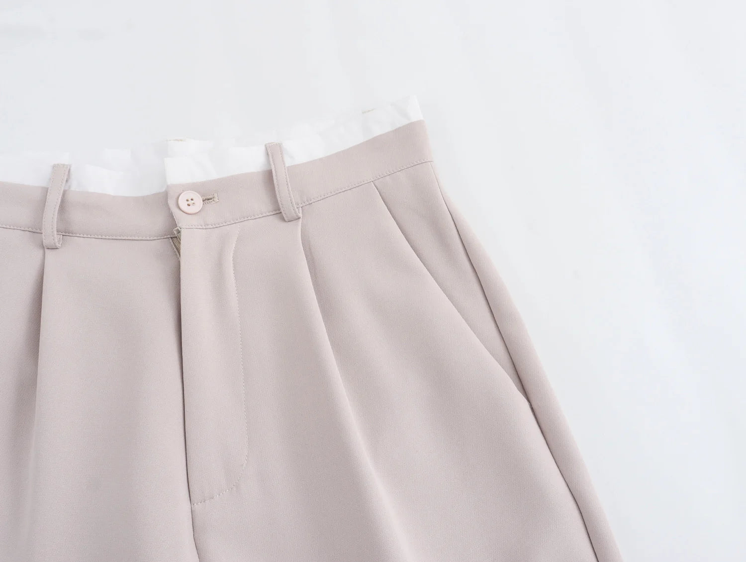2-Piece Set: Halter Neck Cropped Vest Top And Trousers