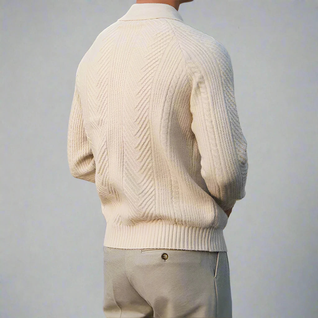 Textured Knitted Sweater