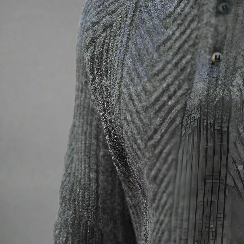 Textured Knitted Sweater