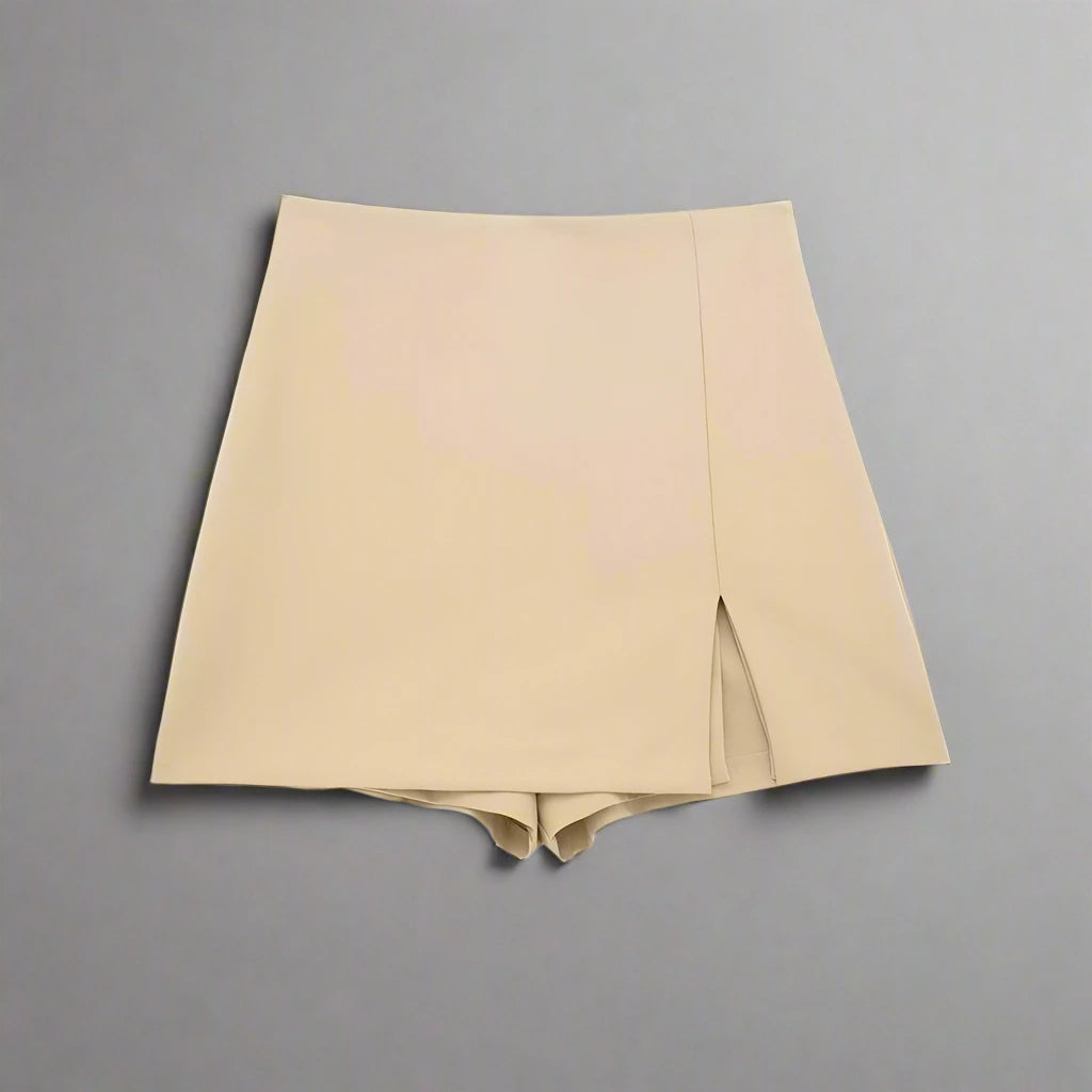 Front Slit Skorts