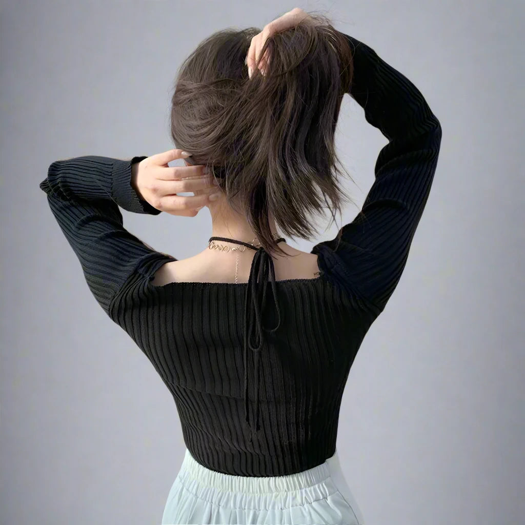 Slim-Fit Knit Sweater
