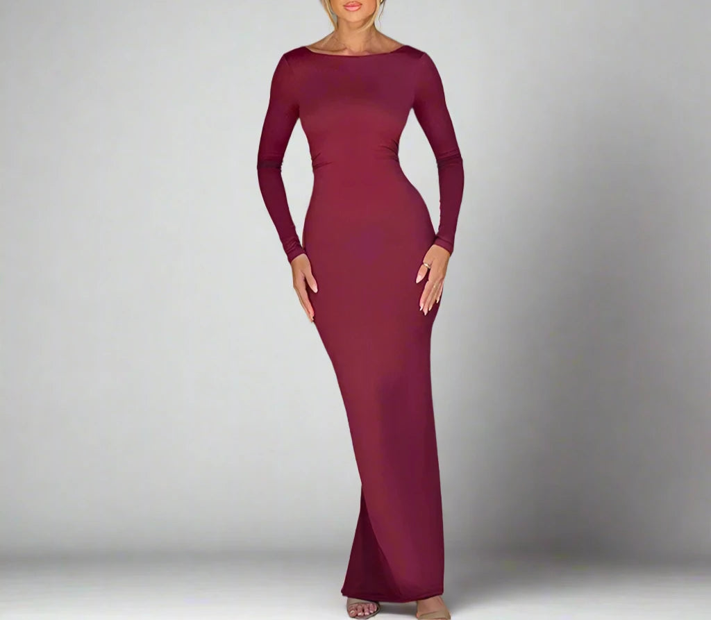Backless Long Bodycon Dress