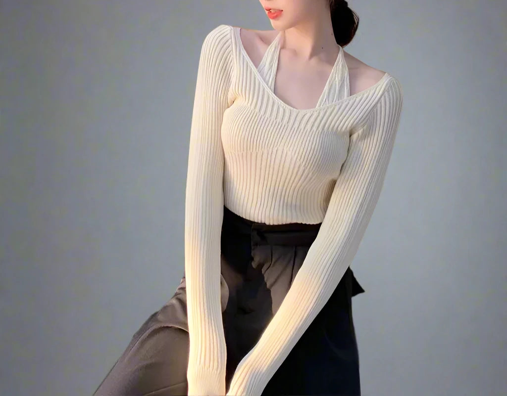 Slim-Fit Knit Sweater