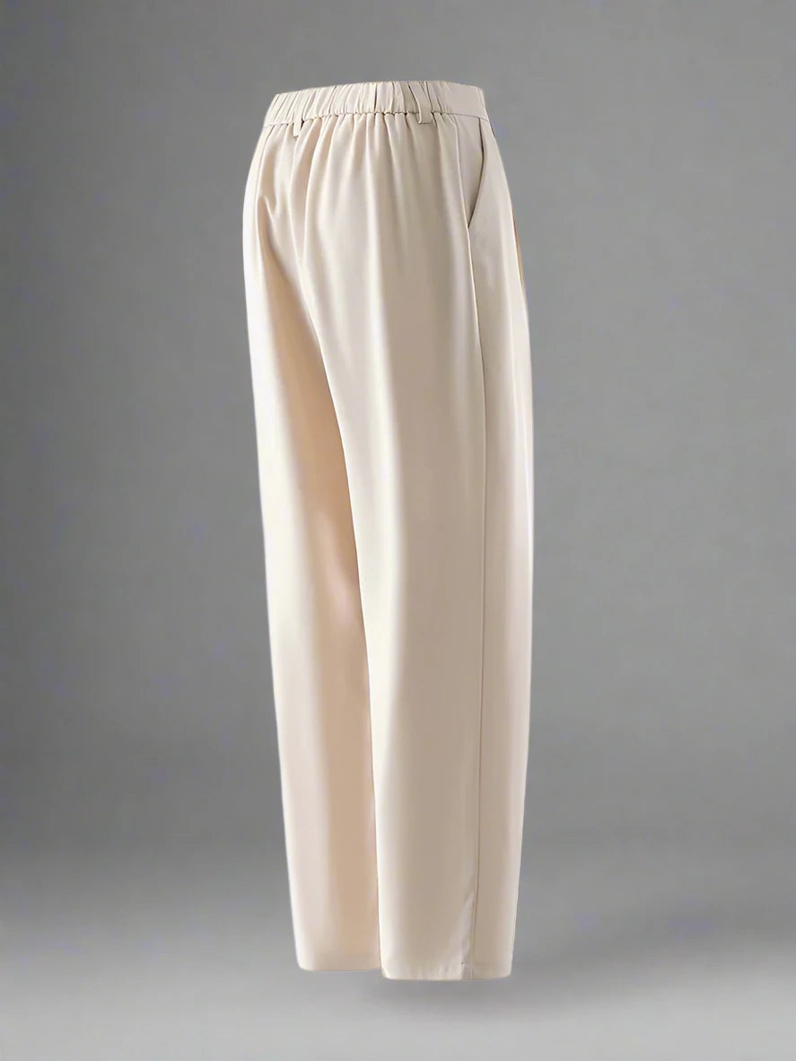 Relaxed-Fit Viscose Trousers
