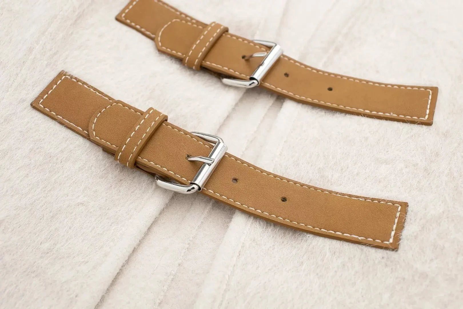 Wool-Blend Jacket With Buckle Strap