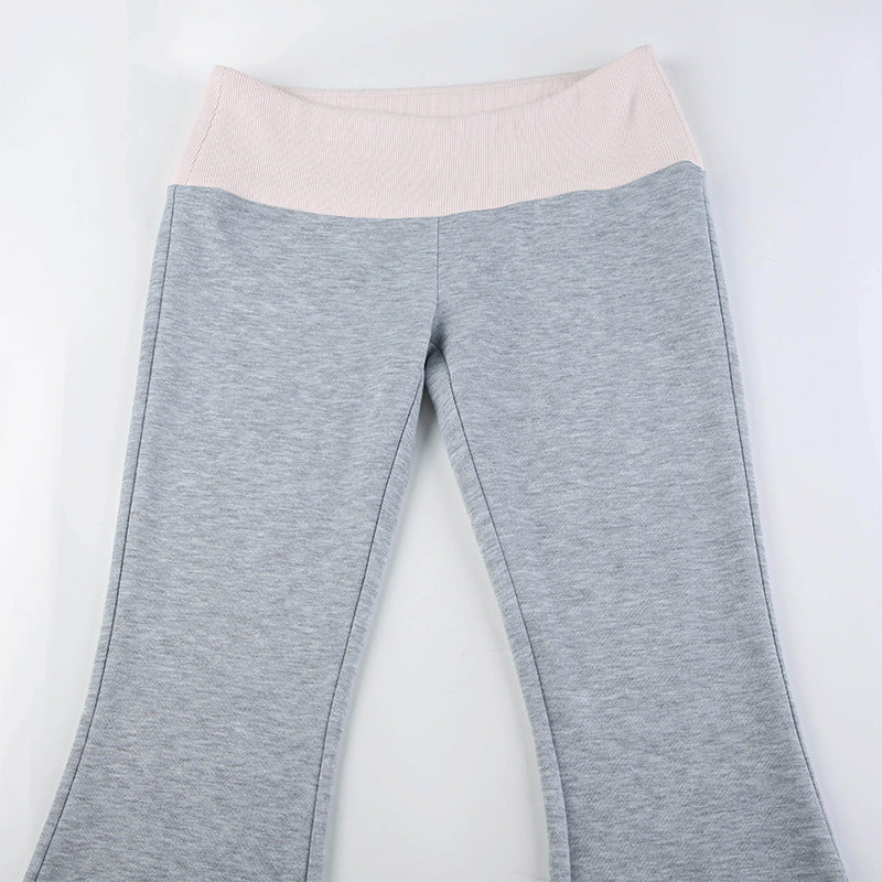 Two-Coloured Flare Joggers