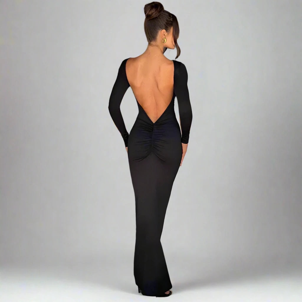 Backless Long Bodycon Dress