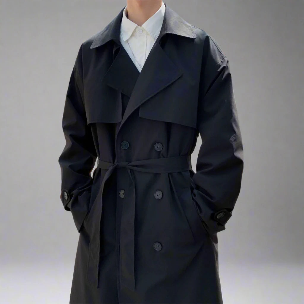 Oversize Relaxed-Fit Trench Coat