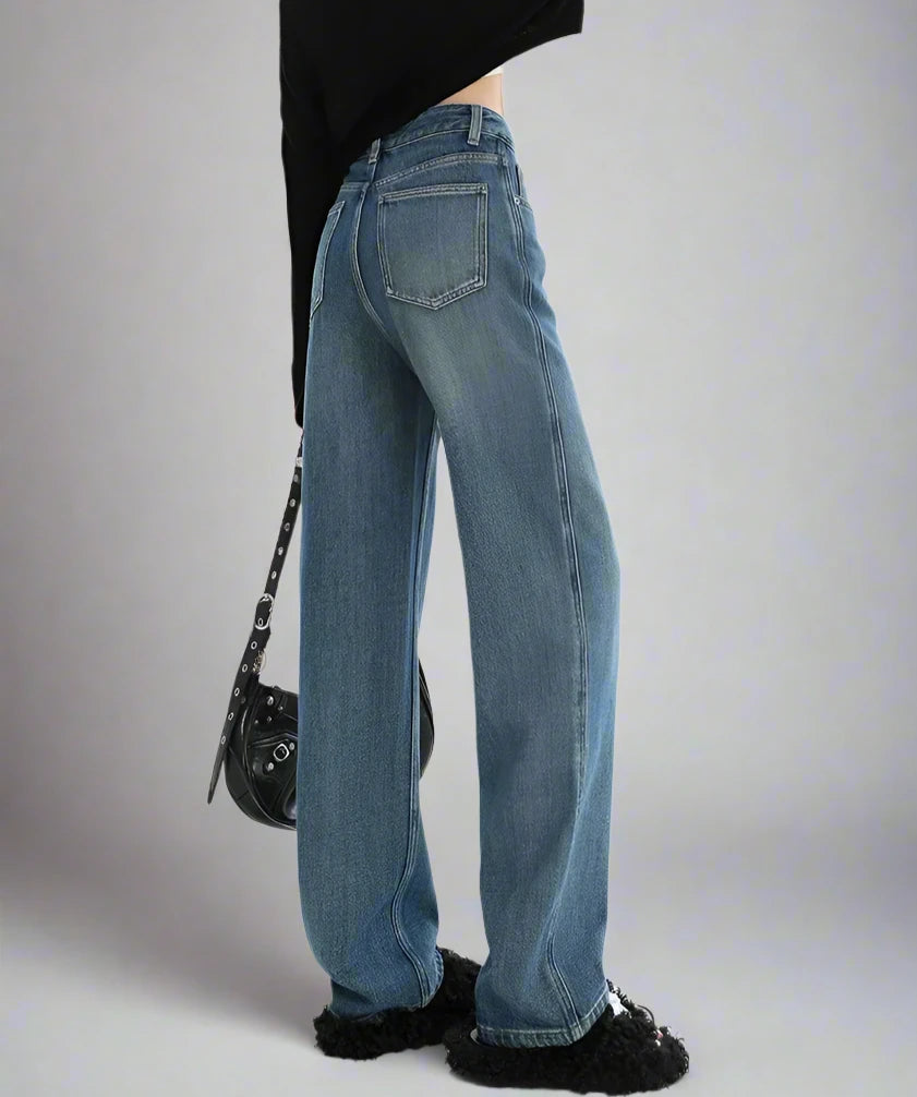 Thermal Straight-Fit Jeans