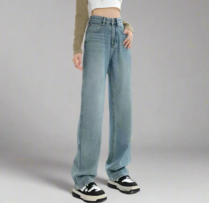 Thermal Straight-Fit Jeans