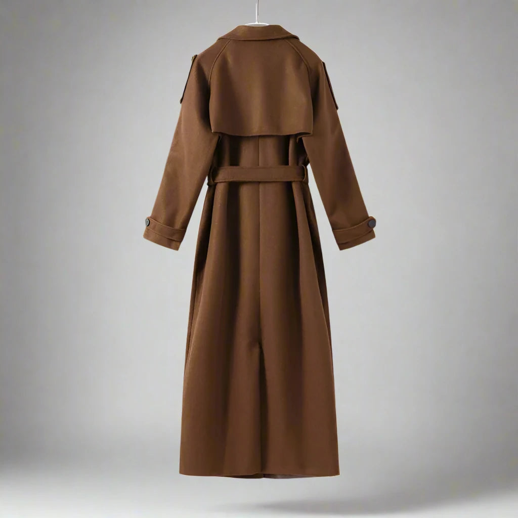 Wool-Blend Overcoat With Belt