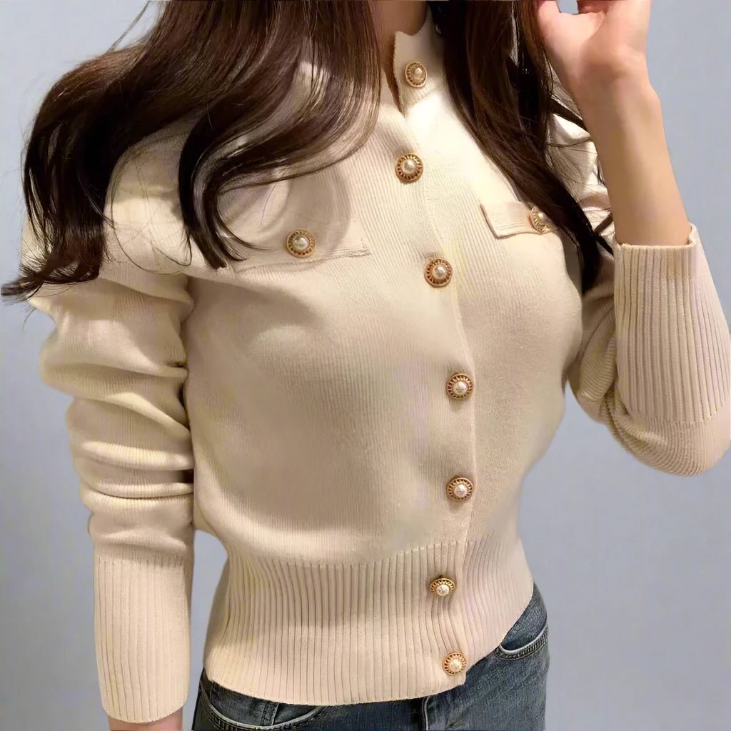 Knit Slim-Fit Cardigan