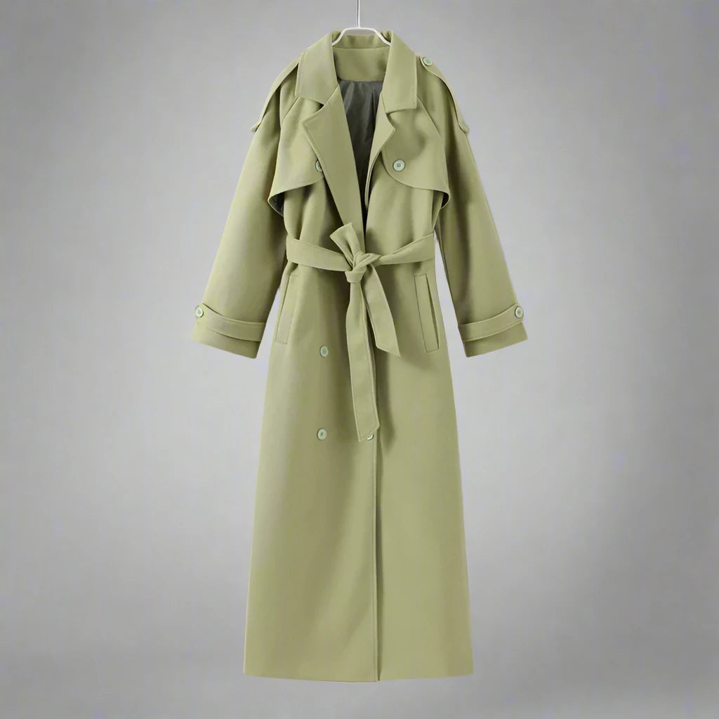 Wool-Blend Overcoat With Belt