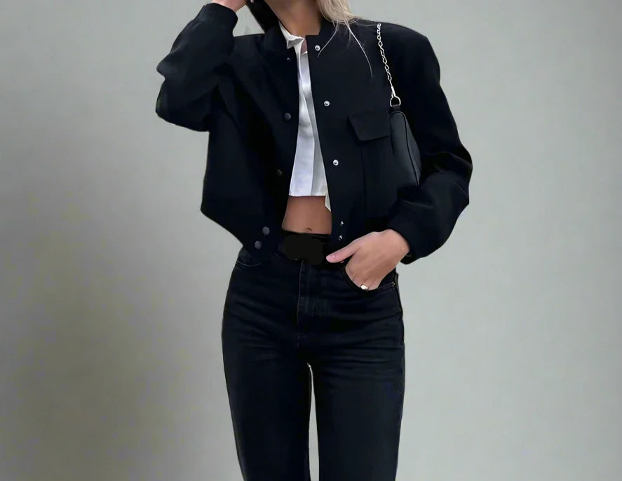 Short Bomber Jacket