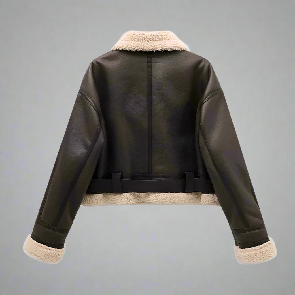 Vintage Faux Leather Jacket