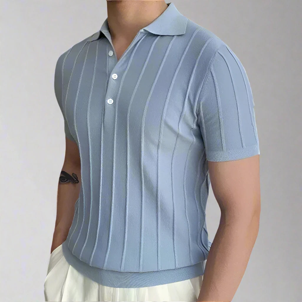 Textured Polo Shirt