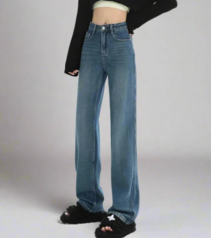 Thermal Straight-Fit Jeans