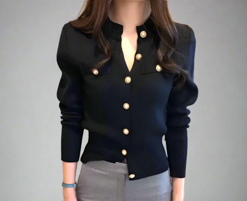 Knit Slim-Fit Cardigan