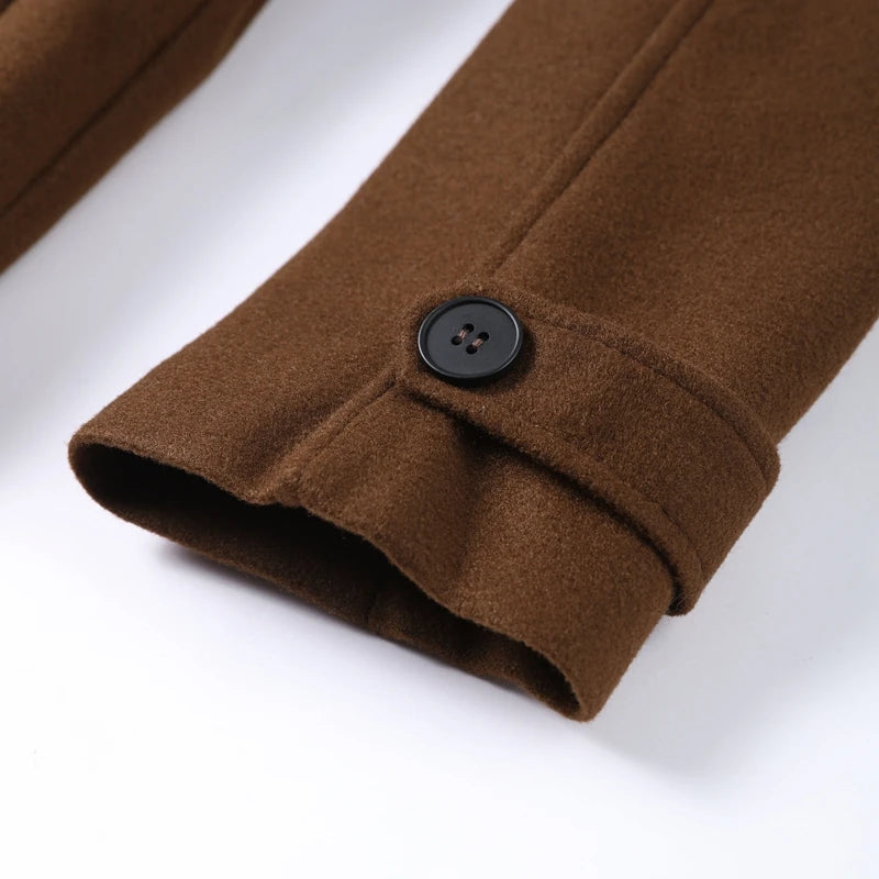 Wool-Blend Overcoat With Belt